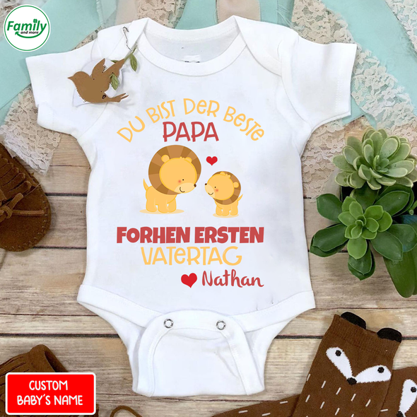 Du Bist Der Beste Papa Baby Onesie - AD - NN0504224