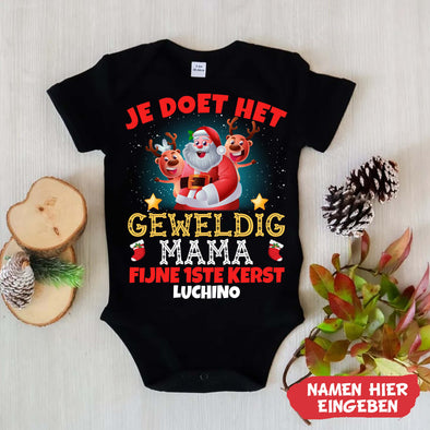 MaMa Je Doet Het Geweldig Baby Onesie - NT-HB09112238-2