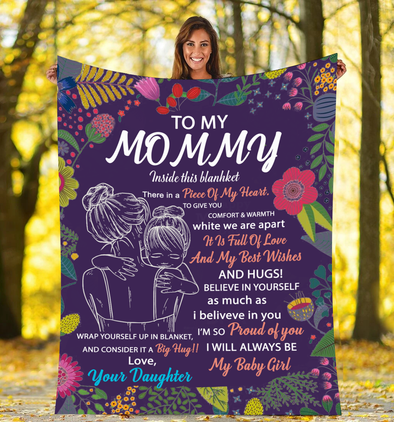 To my mommy Fleece Blanket