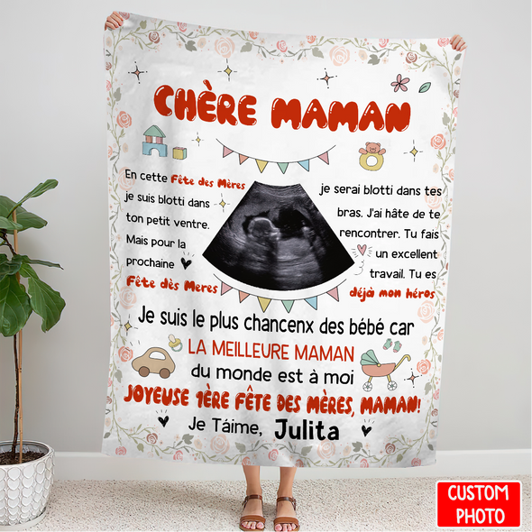 Je Suis Le Plus Chancenx Des Bébé Car La Meilleure Maman Blanket - NT - NN0504221