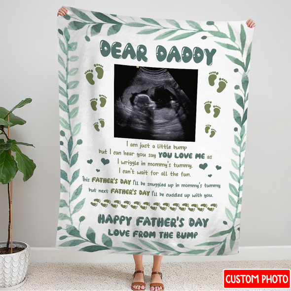 Personalized Gift For Future Daddy I Can't Wait For All The Fun Blanket - NT - NN2005223