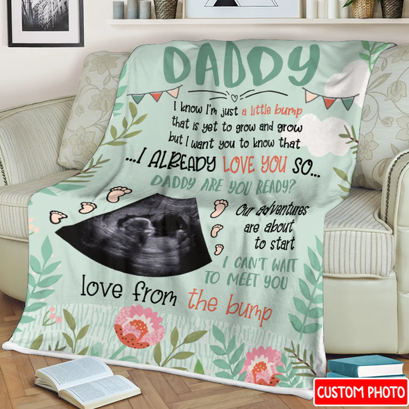 Personalized Gift For Future Daddy I Love You So... Blanket - NT - NN2604226