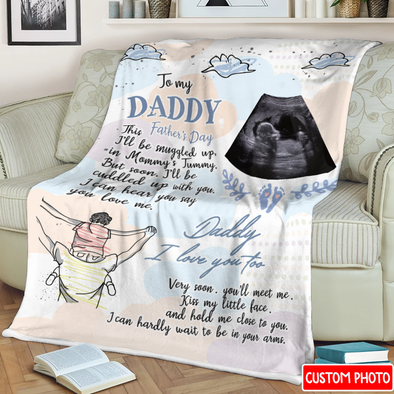 Personalized Gift For Future Daddy I Love You Too Blanket - NT - NN1205222