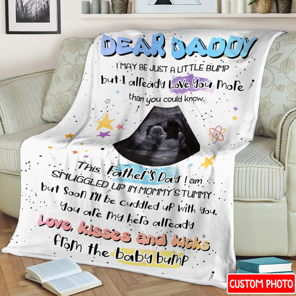 Personalized Gift For Future Daddy You're My Hero Already Blanket - NT - NN1205224
