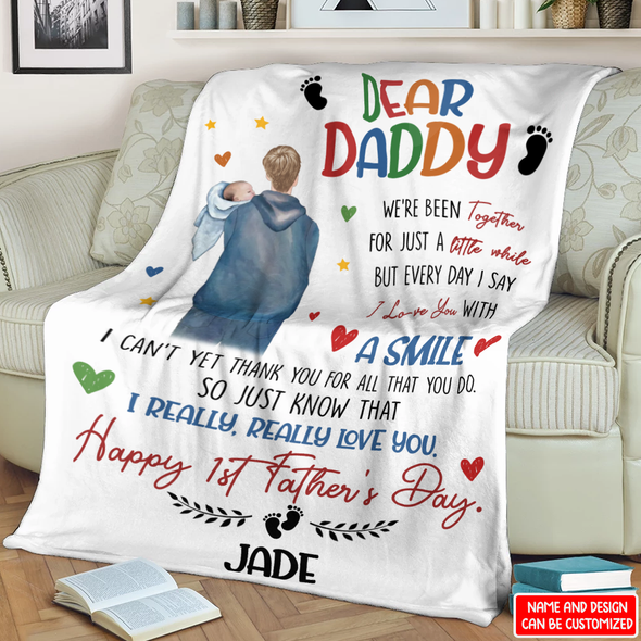 Gift For Daddy I Really, Really Love You Blanket - NT - NN1305226