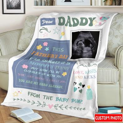 Personalized Gift For Future Daddy You Are My Hero Already Blanket - NT - NN1605221
