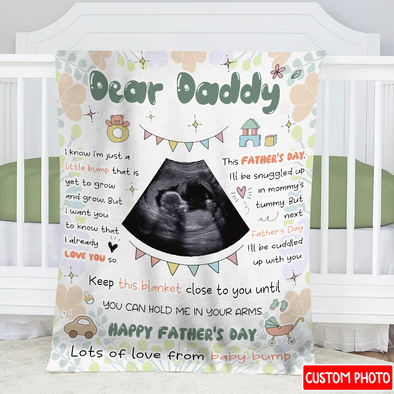 Personalized Gift For Future Daddy Happy Father's Day Blanket - NT - NN2704221