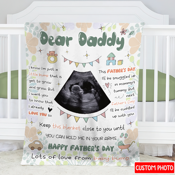 Personalized Gift For Future Daddy Happy Father's Day Blanket - NT - NN2704221