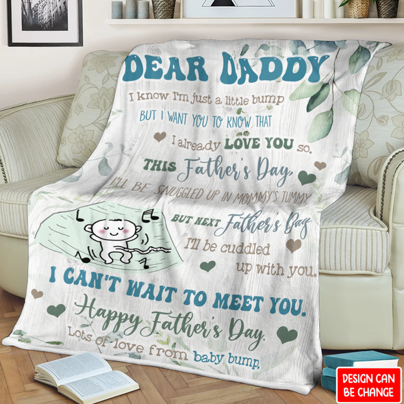 Gift For Future Daddy I Already Love You So Blanket - NT - NN2904222