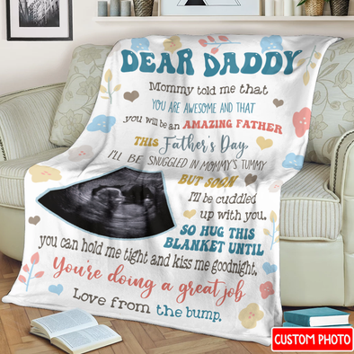 Gift For Future Daddy Mommy Told That You Are Awesome Blanket - NT - NN2904224