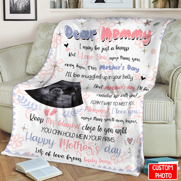 Personalized Gift For Future Mommy Next Mother's Day I'll Be Cuddled Up With You Blanket - NT - NN0604228