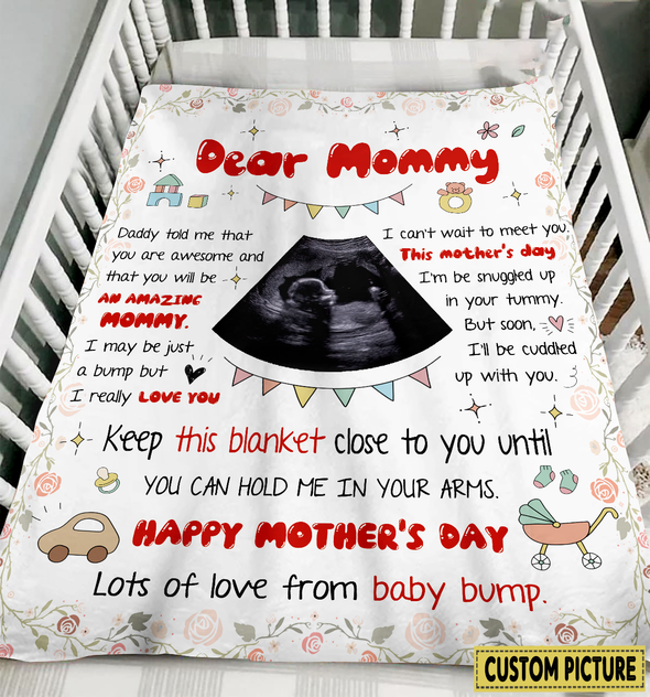Personalized Gift For Future Mommy Daddy Told Me That You Are Awesome And That You Will Be An Amazing Mommy Blanket - NT - NN2903222