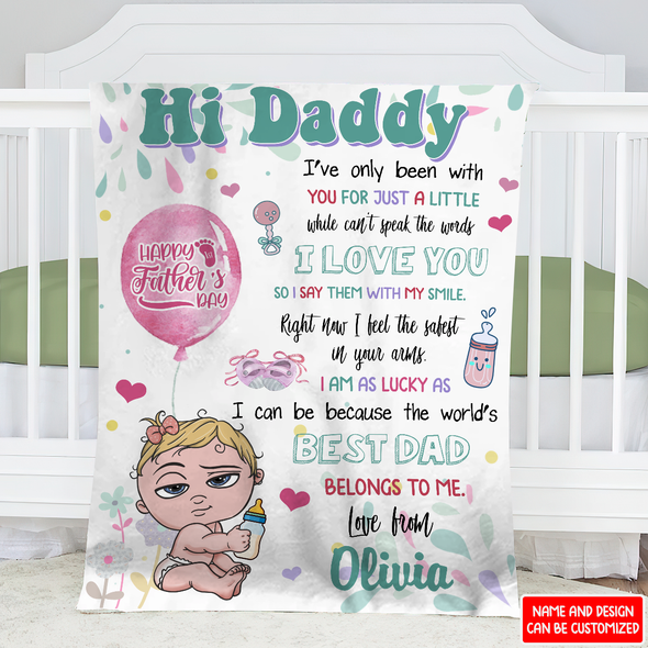 Gift For Daddy I Love You Blanket - NT - NN2004224