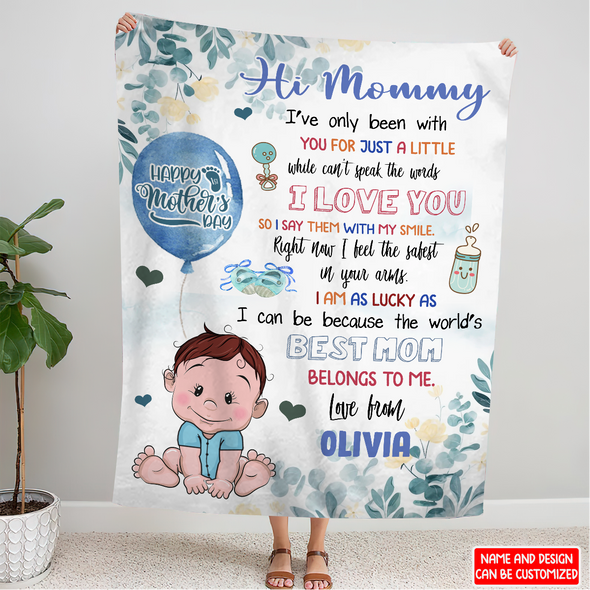 Gift For Mommy I Love You Blanket - NT - NN2303225