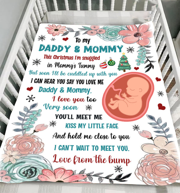 I Can Hear You Say You Love Me Daddy And Mommy I Love You Too Blanket - NT - NN1511216