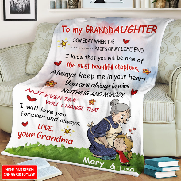 Gift For Granddaughter You Are Always In Mine Blanket - Nt - NN1403221