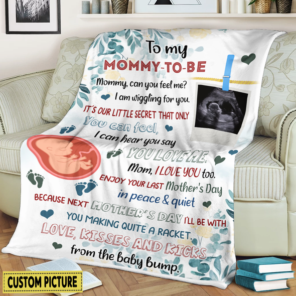 Personalized Gift For Future Mummy Next Mother's Day I'll Be With You Making Quite A Racket Blanket - NT - NN1102223