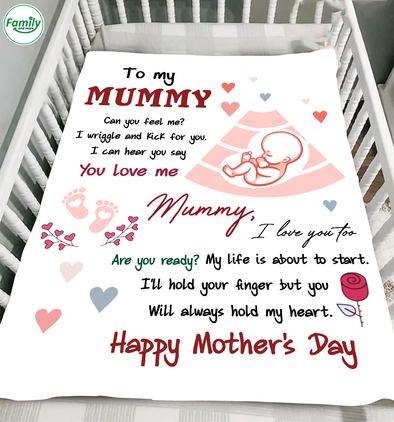 Gift For Future Mummy Happy Mother's Day Blanket - NT - NN2201225