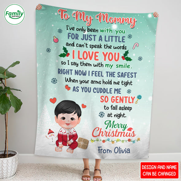 Personalized Gift For Mommy I Love You Blanket - NT-HB0510222