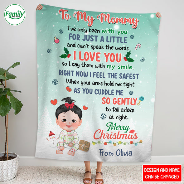 Personalized Gift For Mommy I Love You Blanket - NT-HB0510222