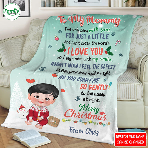 Personalized Gift For Mommy I Love You Blanket - NT-HB0510222