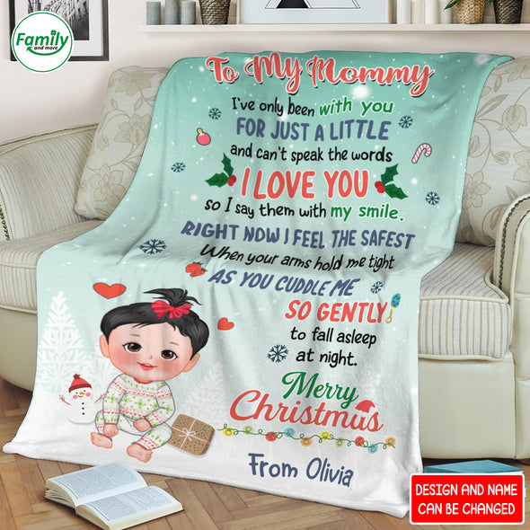 Personalized Gift For Mommy I Love You Blanket - NT-HB0510222