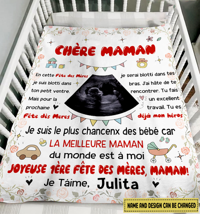Je Suis Le Plus Chancenx Des Bébé Car La Meilleure Maman Blanket - NT - NN0504221