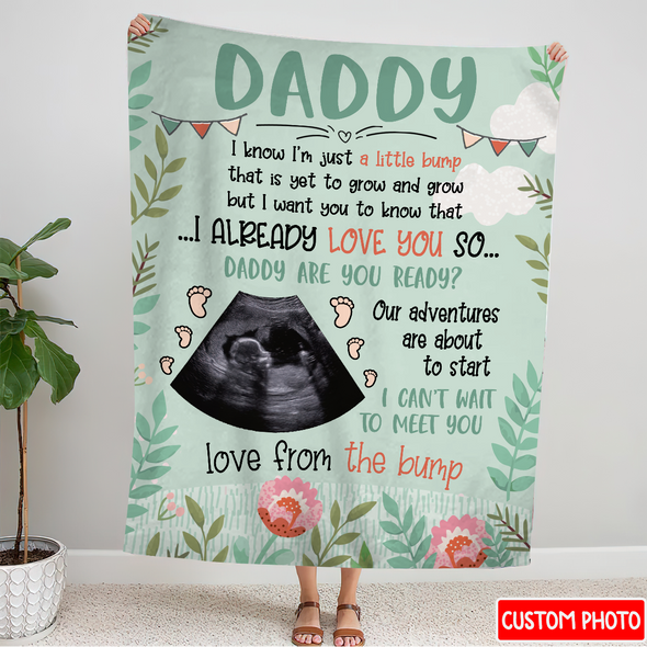Personalized Gift For Future Daddy I Love You So... Blanket - NT - NN2604226