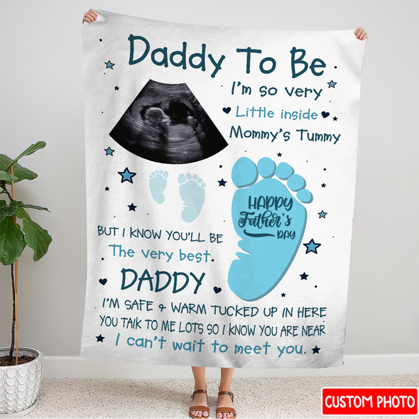 Personalized Gift For Future Daddy I Know You'll Be The Very Best Daddy Blanket - NT - NN1605222