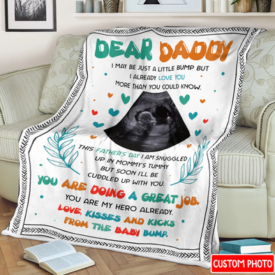 Personalized Gift For Future Daddy You Are My Hero Already Blanket - NT - NN1005223