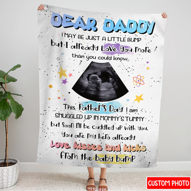 Personalized Gift For Future Daddy You're My Hero Already Blanket - NT - NN1205224