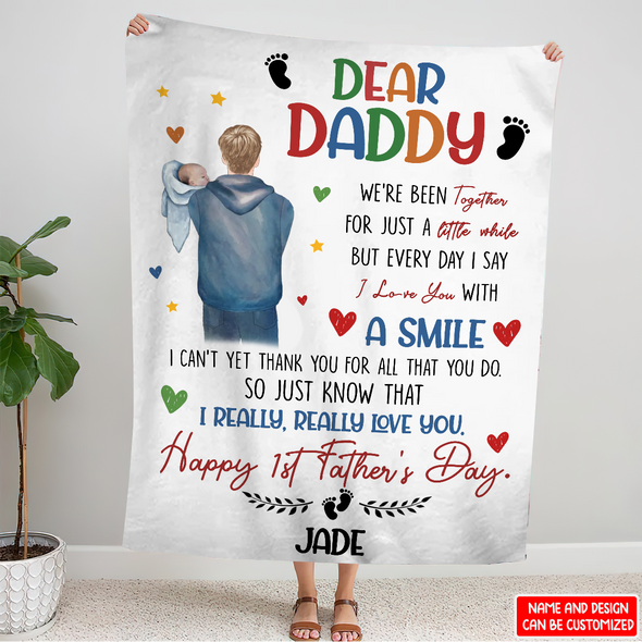 Gift For Daddy I Really, Really Love You Blanket - NT - NN1305226