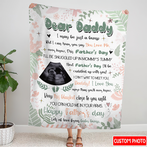 Personalized Gift For Future Daddy I Love You Blanket - NT - NN2505221