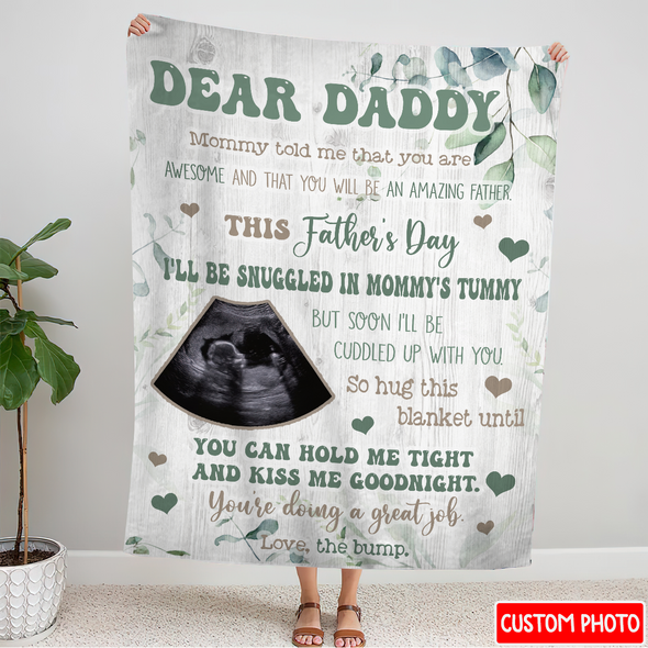 Personalized Gift For Future Daddy You Are Going A Great Job Blanket - NT - NN2604221