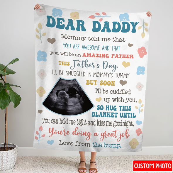 Gift For Future Daddy Mommy Told That You Are Awesome Blanket - NT - NN2904224