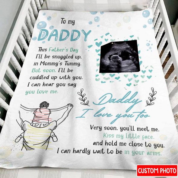 Personalized Gift For Future Daddy I Love You Blanket - NT - NN2907222