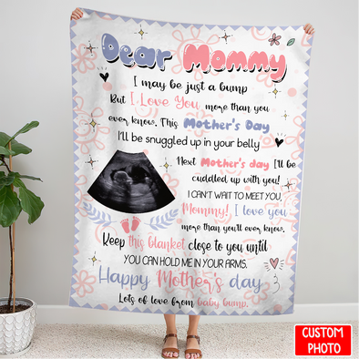 Personalized Gift For Future Mommy Next Mother's Day I'll Be Cuddled Up With You Blanket - NT - NN0604228