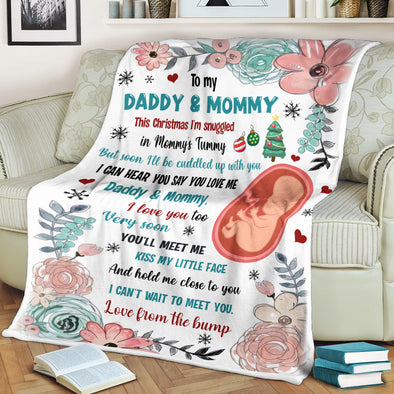 I Can Hear You Say You Love Me Daddy And Mommy I Love You Too Blanket - NT - NN1511216