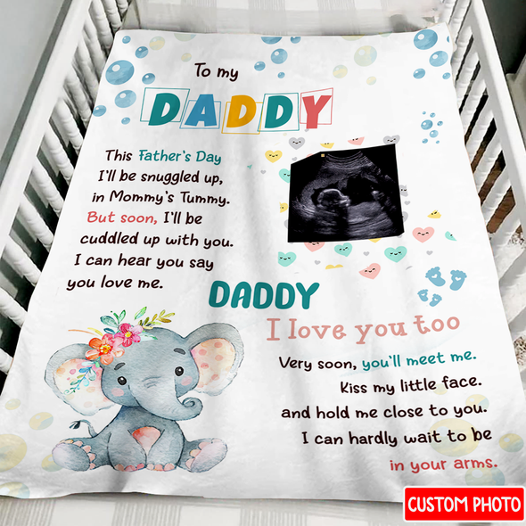 Personalized Gift For Future Daddy You'll Meet Me Blanket - NT - NN0108222