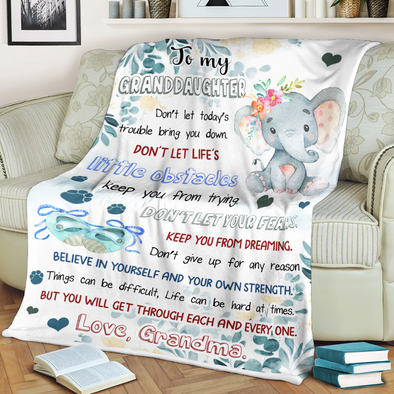 Gift For Future Granddaughter Believe In Yourself And Your Own Strength Blanket - NT - NN0903222