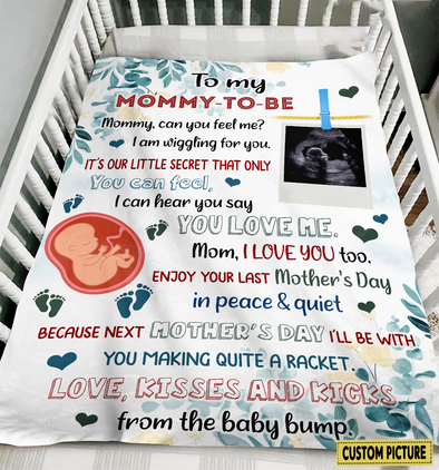 Personalized Gift For Future Mummy Next Mother's Day I'll Be With You Making Quite A Racket Blanket - NT - NN1102223