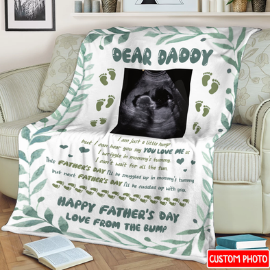 Personalized Gift For Future Daddy I Can't Wait For All The Fun Blanket - NT - NN2005223