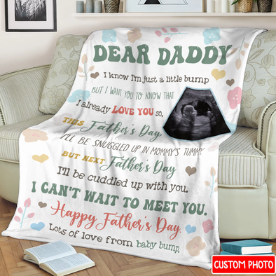Personalized Gift For Future Daddy I Already Love You So Me Blanket - NT - NN0505223