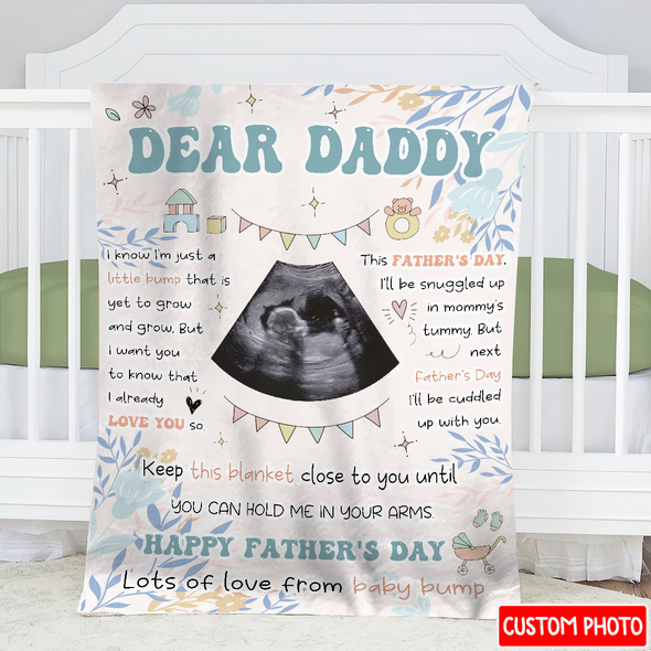 Personalized Gift For Future Daddy Happy Father's Day Blanket - NT - NN2604222