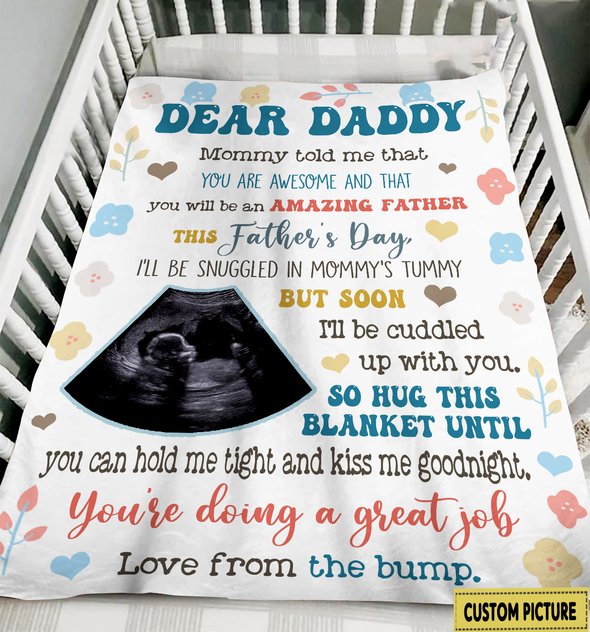 Gift For Future Daddy Mommy Told That You Are Awesome Blanket - NT - NN2904224
