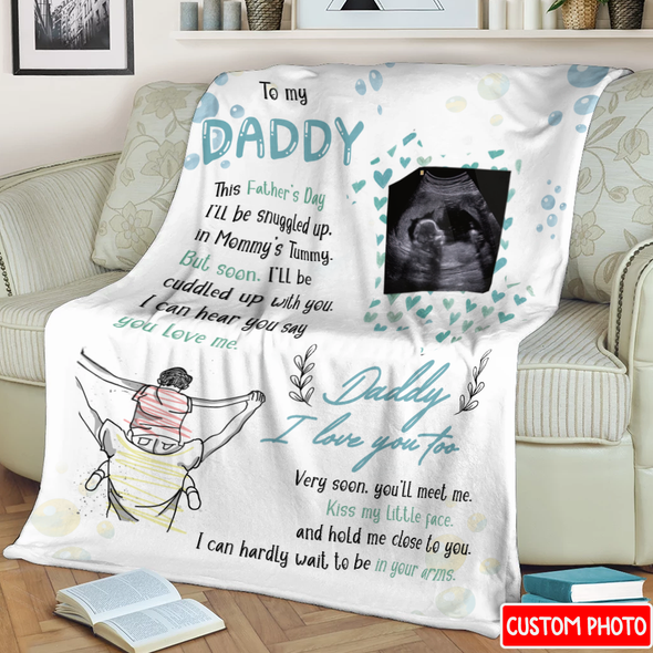 Personalized Gift For Future Daddy I Love You Blanket - NT - NN2907222