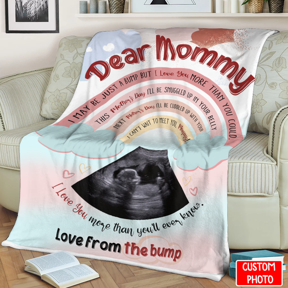 Personalized Gift For Future Mommy Next Mother's Day I'll Be Cuddled Up With You Blanket - NT - NN0704222