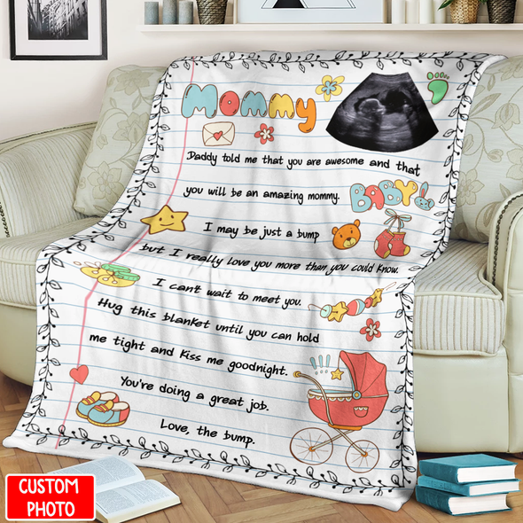 Personalized Gift For Future Mommy You're Doing A Great Job Blanket - NT - NN1603222
