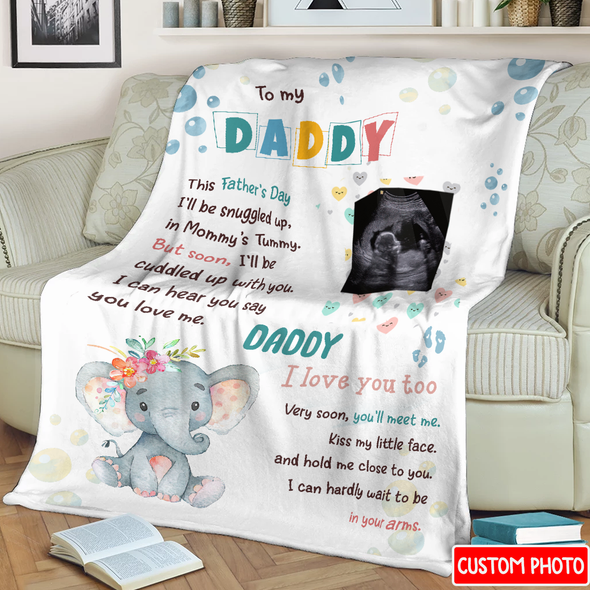 Personalized Gift For Future Daddy You'll Meet Me Blanket - NT - NN0108222