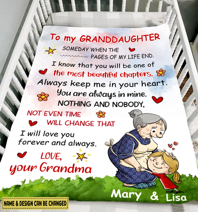Gift For Granddaughter You Are Always In Mine Blanket - Nt - NN1403221